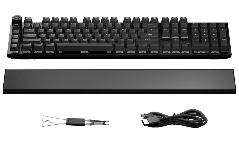 Be quiet! klávesnice LIGHT MOUNT Silent Tactile / tichá / ARGB i LED pásky / 5 funk. kláves / zřetelný stisk / US /černá