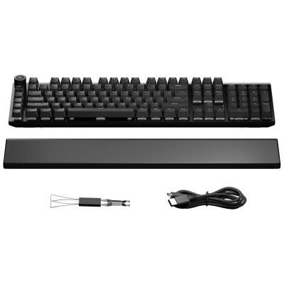 Be quiet! klávesnice LIGHT MOUNT Silent Tactile / tichá / ARGB i LED pásky / 5 funk. kláves / zřetelný stisk / US /černá