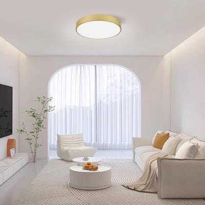 IMMAX NEO LITE SEMPLICI SMART LED stropní svítidlo zlaté 40cm 36W 2736 lm, BEACON gold, Wi-Fi, TUYA