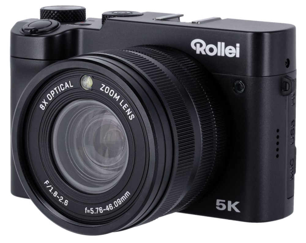 Rollei Powerflex X8 Dual Lens/ 8 MPix/ 8x zoom/ 3,6" LCD/ 5K video/ Černý