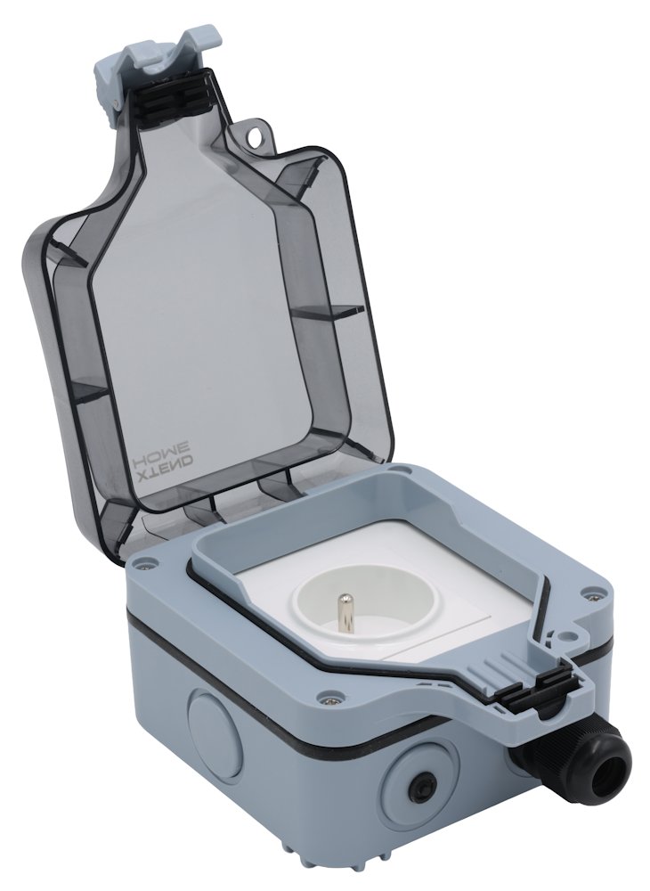 Xtend Home chytrá venkovní zásuvka, IP66, WiFi, správné spínání fáze, Tuya