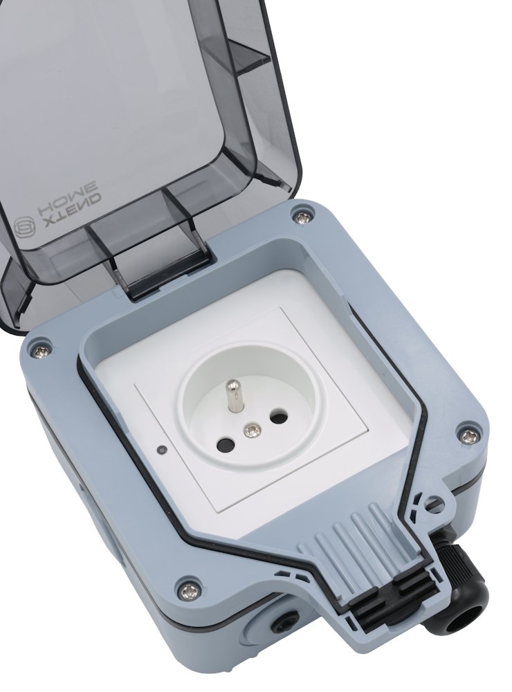 Xtend Home chytrá venkovní zásuvka, IP66, WiFi, správné spínání fáze, Tuya