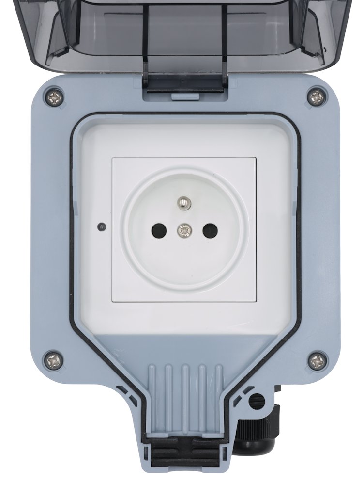 Xtend Home chytrá venkovní zásuvka, IP66, WiFi, správné spínání fáze, Tuya