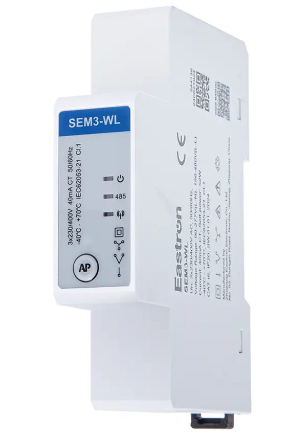 Eastron SEM3-WL, elektroměr, třífázový, RS485 Modbus RTU, Wi-Fi