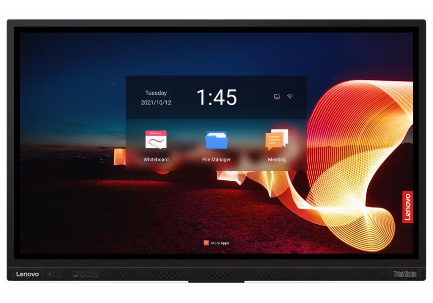 Lenovo ThinkVision T65 s kamerou/ 65" IPS/ 3840x2160/ 16:9/ 400cd/m2cmd/ 1200:1/ 8ms/ HDMI/ DP/ USB/VESA/ RJ45/ černý