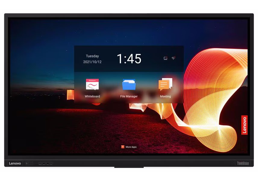 Lenovo ThinkVision T75 s kamerou/ 75" IPS/ 3840x2160/ 16:9/ 400cd/m2cmd/ 1200:1/ 8ms/ HDMI/ DP/ USB/ VESA/ RJ45/ černý