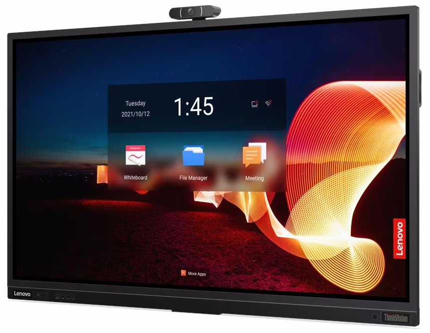 Lenovo ThinkVision T75 s kamerou/ 75" IPS/ 3840x2160/ 16:9/ 400cd/m2cmd/ 1200:1/ 8ms/ HDMI/ DP/ USB/ VESA/ RJ45/ černý