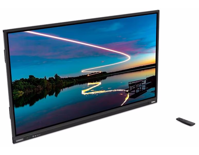 Lenovo ThinkVision T86 s kamerou/ 86" VA/ 3840x2160/ 16:9/ 400cd/m2cmd/ 4000:1/ 6,5ms/ HDMI/ DP/ USB/ RJ45/ VESA/ černý