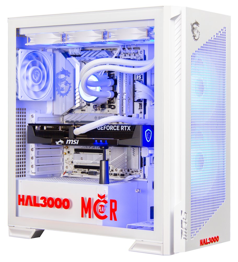 HAL3000 MČR Finale Elite White / AMD Ryzen 7 9800X3D/ 64GB DDR5/ RTX 5070 Ti/ 2TB PCIe SSD/ WiFi/ W11