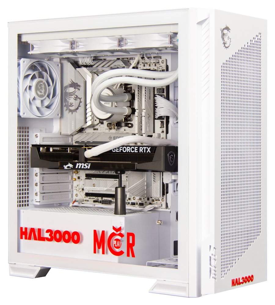HAL3000 MČR Finale Elite White / AMD Ryzen 7 9800X3D/ 64GB DDR5/ RTX 5070 Ti/ 2TB PCIe SSD/ WiFi/ W11