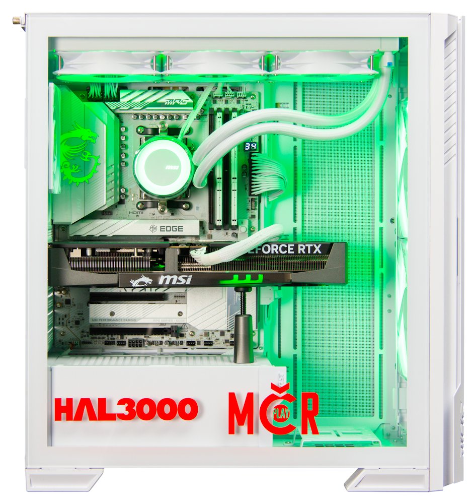 HAL3000 MČR Finale Elite White / AMD Ryzen 7 9800X3D/ 64GB DDR5/ RTX 5070 Ti/ 2TB PCIe SSD/ WiFi/ W11