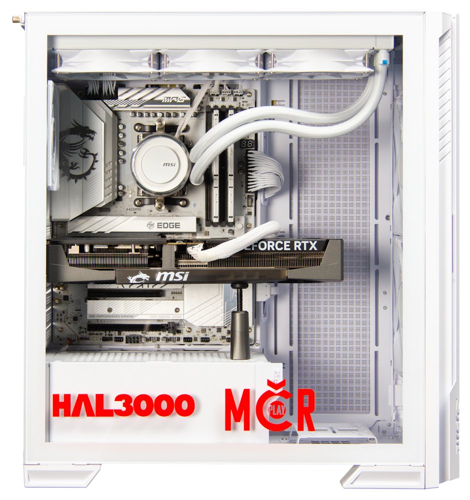 HAL3000 MČR Finale Elite White / AMD Ryzen 7 9800X3D/ 64GB DDR5/ RTX 5070 Ti/ 2TB PCIe SSD/ WiFi/ W11