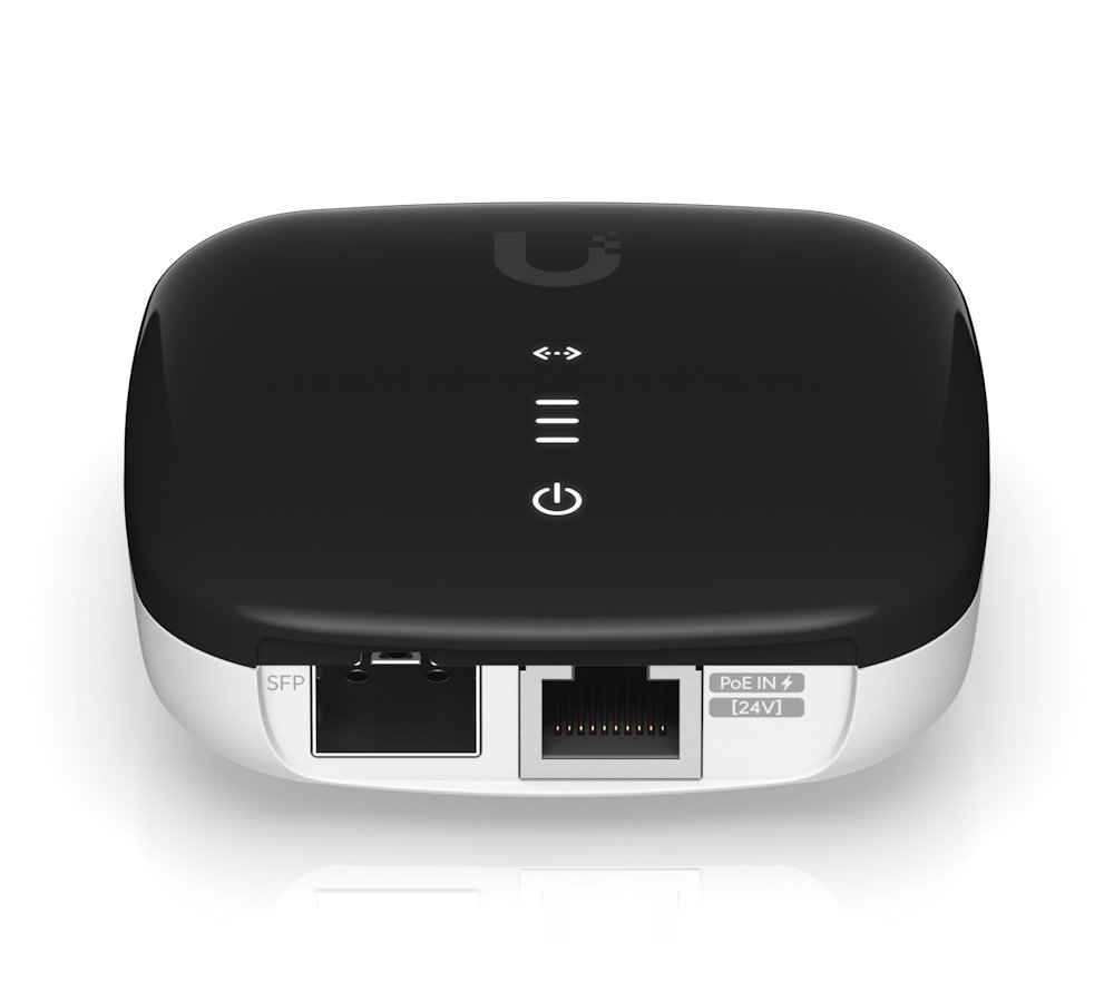 Ubiquiti Media Converter - Konvertor optika na ethernet, 1x SFP, 1x GbE, PoE 802.3af/ pasivní PoE 24V