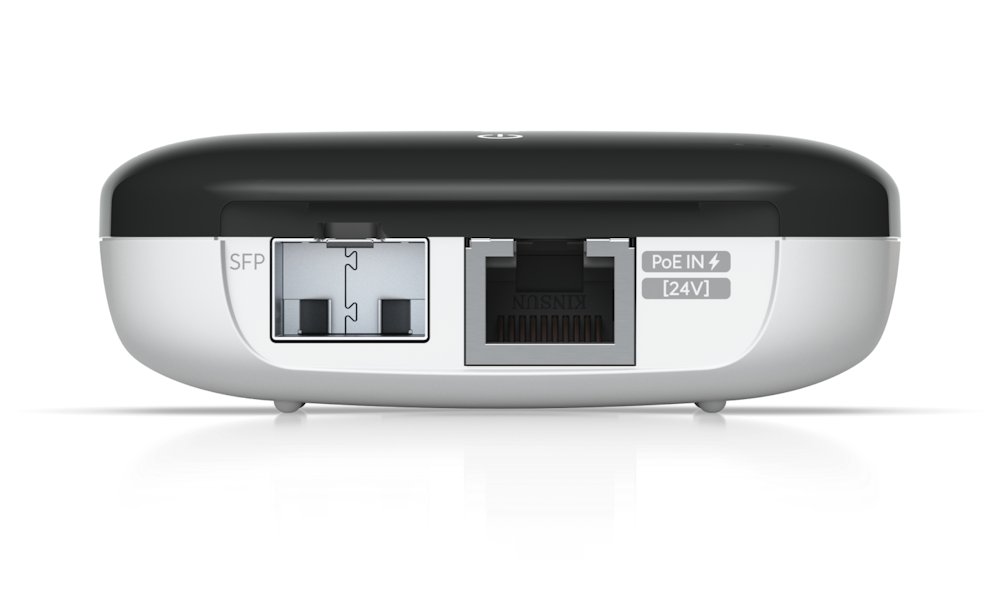 Ubiquiti Media Converter - Konvertor optika na ethernet, 1x SFP, 1x GbE, PoE 802.3af/ pasivní PoE 24V