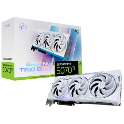 MSI GeForce RTX 5070 Ti 16G GAMING TRIO OC WHITE / 16GB GDDR7 / PCI-E / 3x DP / HDMI
