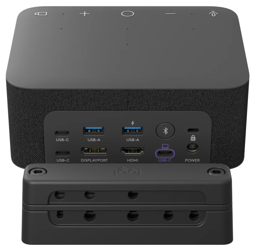 Logitech Logi Dock Focus Room Kit - Souprava pro video konference, černá
