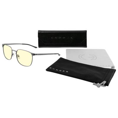 GUNNAR kancelářske/herní brýle  MONTEREY GUNMETAL jantarová skla BLF 65 GUNNAR focus