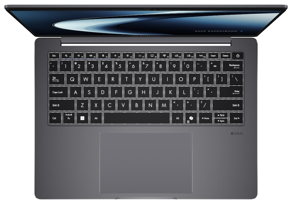 ASUS ExpertBook PM/ R5 AI 330/ 16GB/ 512GB SSD/ Radeon® Graphics/ 14"WQXGA,matný/ W11H/ šedý
