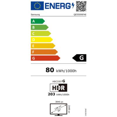 SAMSUNG SMART OLED TV 55"/ QE55S90F/ 4K Ultra HD 3840x2160/ DVB-T2/S2/C/ H.265/HEVC/ 4xHDMI/ 2xUSB/ Wi-Fi/ LAN/ G