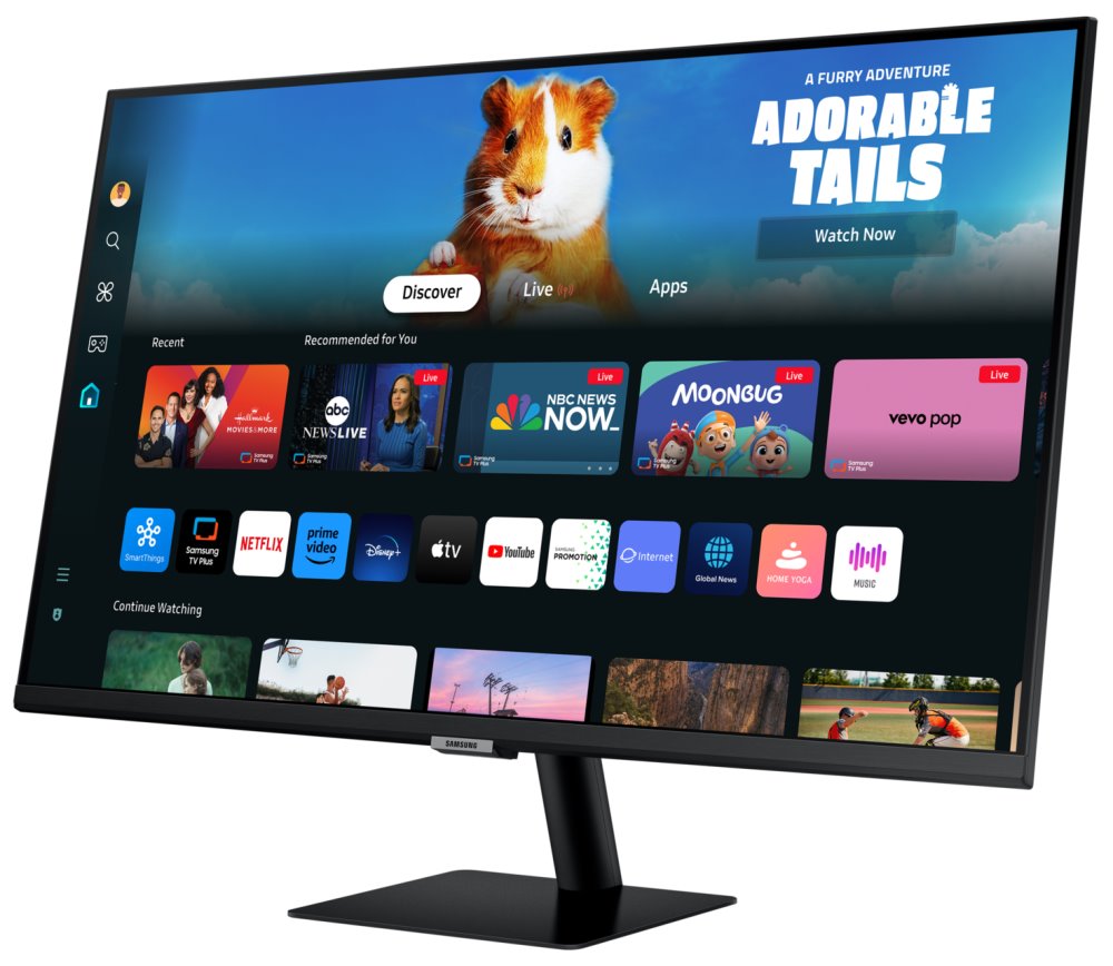 POŠKOZENÝ OBAL - Samsung Smart Monitor M5 32" / M50D / FullHD 1920x1080 / 16:9 / VA / 4ms / 60Hz / HDMI/USB/WiFi/BT/VESA/Repro