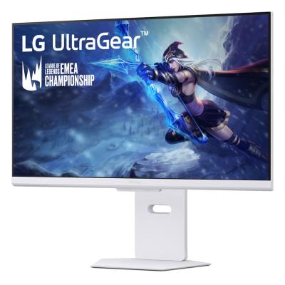 LG monitor 32G810SA-W  31,5" IPS 4K 3840x2160 / 16:9 /144Hz/ 400cdm / 1ms /DP/ USB-C 65W/2xHDMI/LAN/repro/výškově nastav
