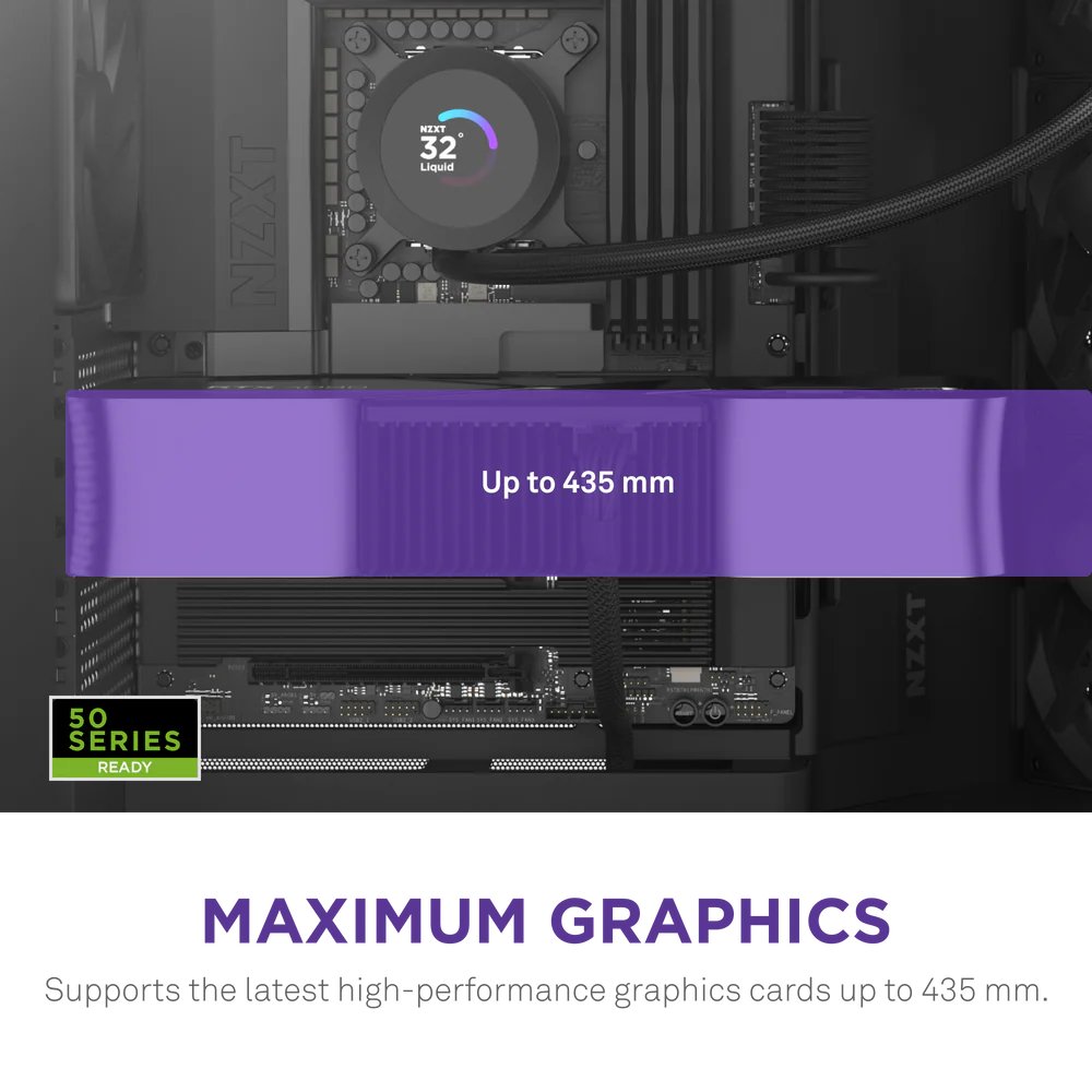 NZXT skříň H9 Flow dvoukomorová ATX / 3x140mm fan / 1x120mm / perforovaný top / proskl. bočnice, front / černá