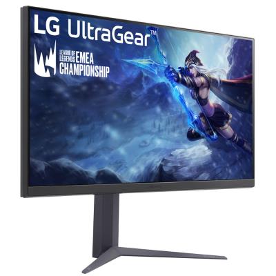 LG monitor 32GS75Q-B 31,5" / IPS / 2560x1440 / 180Hz / 1ms / HDMI / DP / FreeSync/G-SYNC / Pivot/ výškově stavitelný