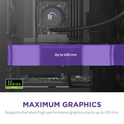 NZXT skříň H9 Flow dvoukomorová ATX / 3x140mm fan / 1x120mm / perforovaný top / proskl. bočnice, front / černá