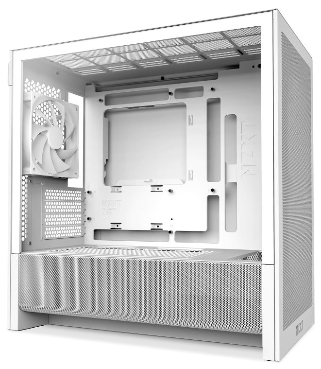 NZXT skříň H3 Flow / microATX / 1x120mm / USB / USB-C / bílá