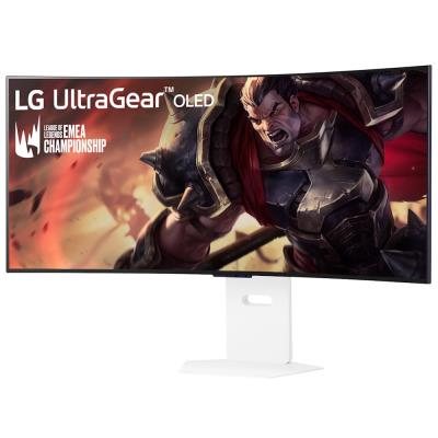 LG monitor zakřivený 39GX90SA-W 39 " OLED/3440x1440/21:9/275cd/m2/240 HZ/0,03ms/ DP/HDMI/USB-C/LAN/7Wx2/výškově stav.