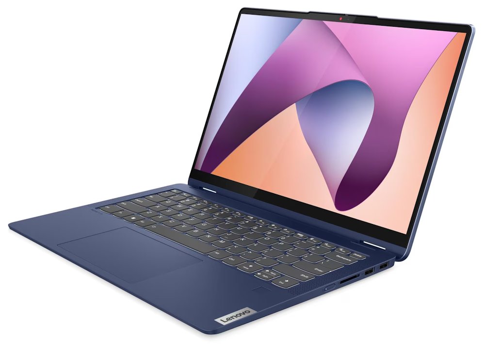 Lenovo IdeaPad Flex 5 14ABR8/ Ryzen 5 7430U/ 16GB DDR4/ 512GB SSD/ Radeon Graphics/ 14" WUXGA,touch/ W11H/ modrý