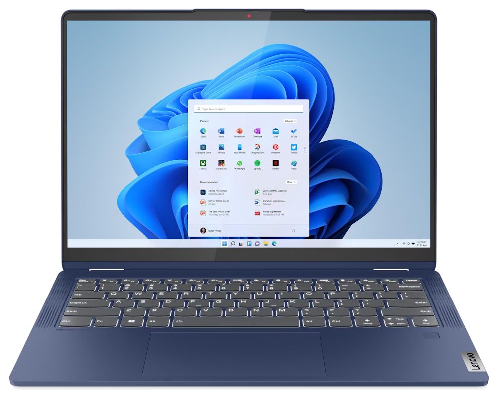 Lenovo IdeaPad Flex 5 14ABR8/ Ryzen 5 7430U/ 16GB DDR4/ 512GB SSD/ Radeon Graphics/ 14" WUXGA,touch/ W11H/ modrý