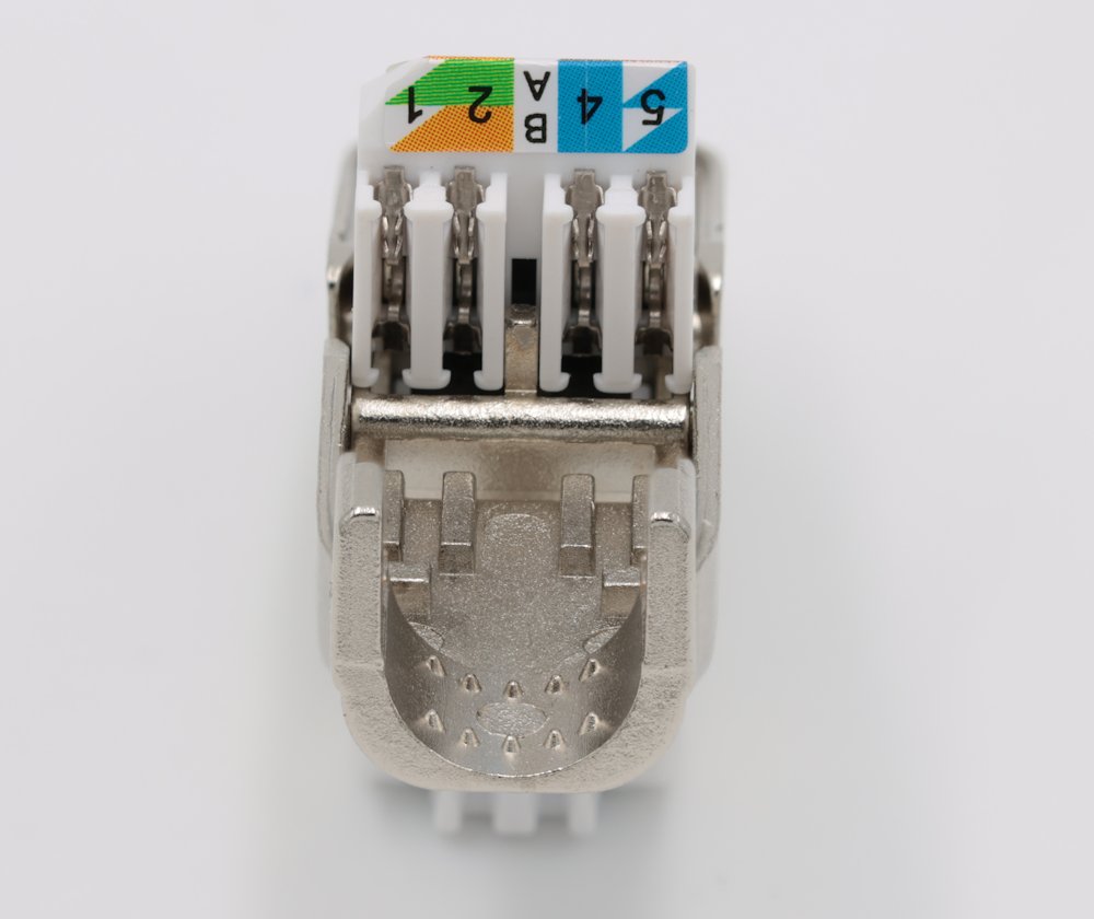 XtendLan Konektor STP RJ45 CAT6A, drát, stíněný, bez nástoje