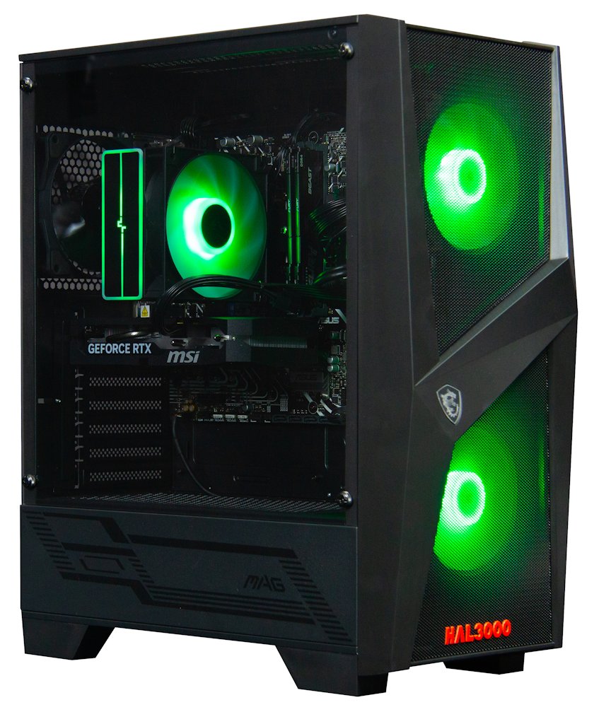 HAL3000 MEGA Gamer Pro / Intel i5-12400F/ 32GB DDR5/ RTX 5060/ 1TB PCIe SSD/ WiFi/ W11