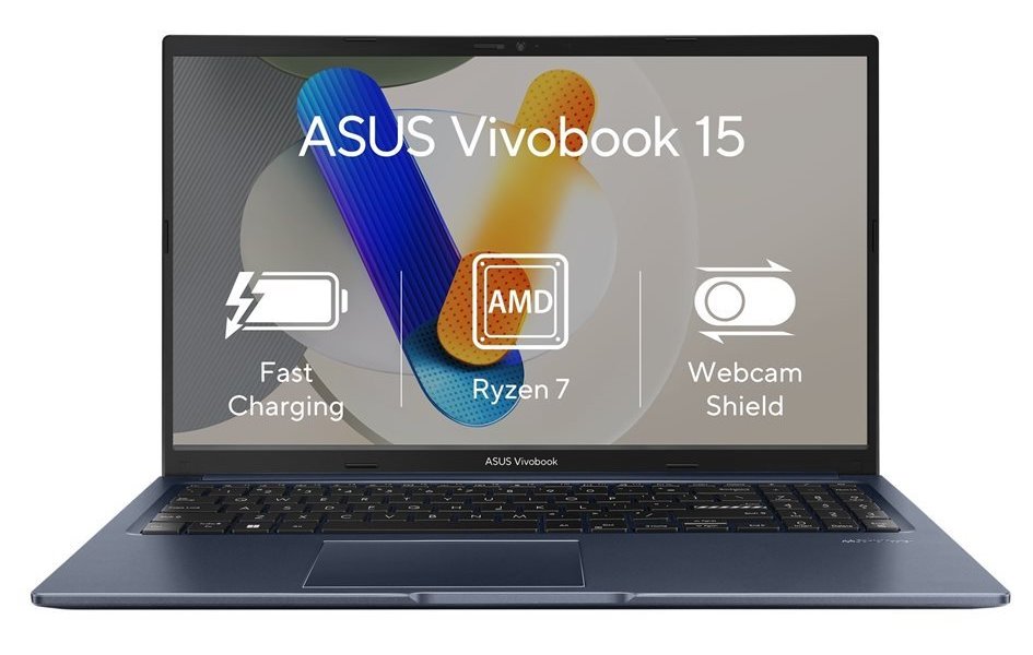 ASUS Vivobook/ Ryzen 7 5825U/ 16GB/ 512GB SSD/ Radeon™ Graphics/ 15,6"FHD / W11H/ modrý