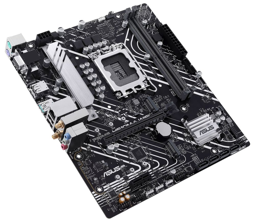 ASUS PRIME H610M-A WIFI / H610 / LGA1700 / 2x DDR5 / M.2 / HDMI / DP / D-Sub / WiFi / mATX