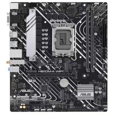 ASUS PRIME H610M-A WIFI / H610 / LGA1700 / 2x DDR5 / M.2 / HDMI / DP / D-Sub / WiFi / mATX