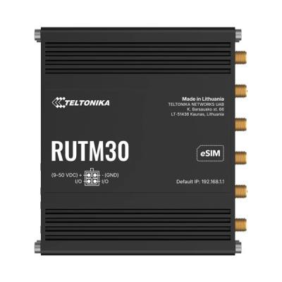 Teltonika RUTM30 průmyslový router, dual SIM + eSIM, 5G, 1x WAN, 1x LAN, WiFi 5