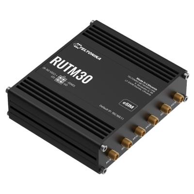 Teltonika RUTM30 průmyslový router, dual SIM + eSIM, 5G, 1x WAN, 1x LAN, WiFi 5