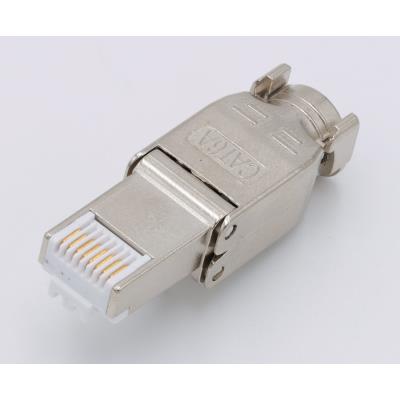 XtendLan Konektor STP RJ45 CAT6A, drát, stíněný, bez nástoje