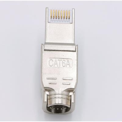 XtendLan Konektor STP RJ45 CAT6A, drát, stíněný, bez nástoje