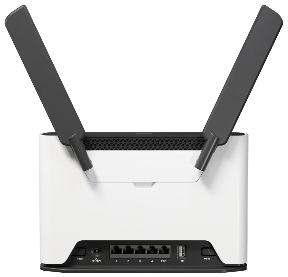 MikroTik Chateau 5G R17 ax, 4x GLAN, 2,5 GLAN, 2.4+5GHz, 802.11a/b/g/n/ac/ax, LTE 20, USB 3.0, L4, indoor