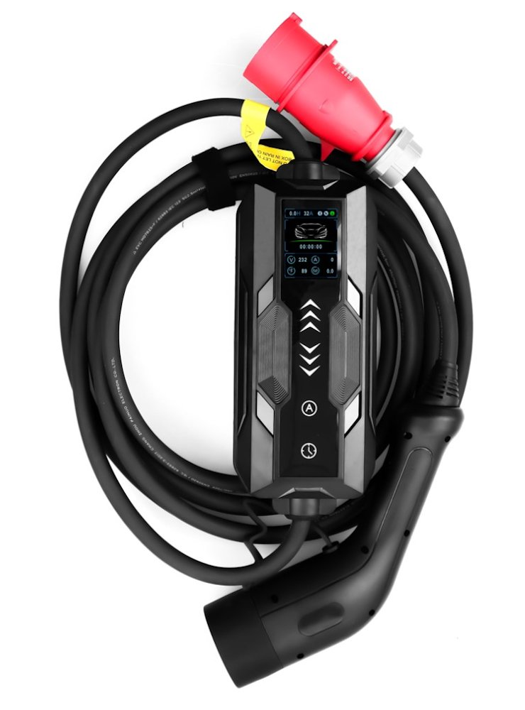 IMMAX cestovní nabíjecí stanice pro elektromobily EV/PHEV AC Type 2, 22 kW