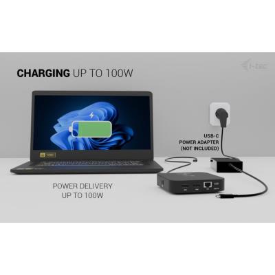 i-tec dokovací stanice USB-C Dual HDMI Docking Station, Power Delivery 100W
