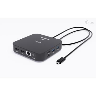 i-tec dokovací stanice USB-C Dual HDMI Docking Station with Power Delivery 100W + univerzální nabíječka 100W