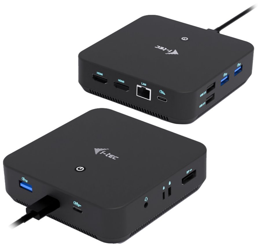 i-tec dokovací stanice USB-C DP Dual HDMI Docking Station, Power Delivery 100W