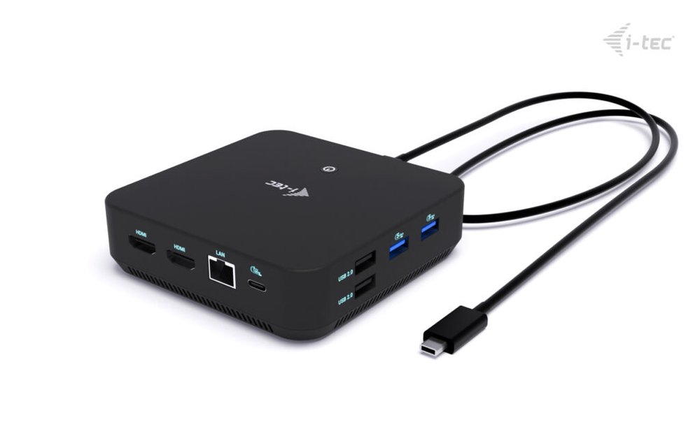 i-tec dokovací stanice USB-C DP Dual HDMI Docking Station, Power Delivery 100W