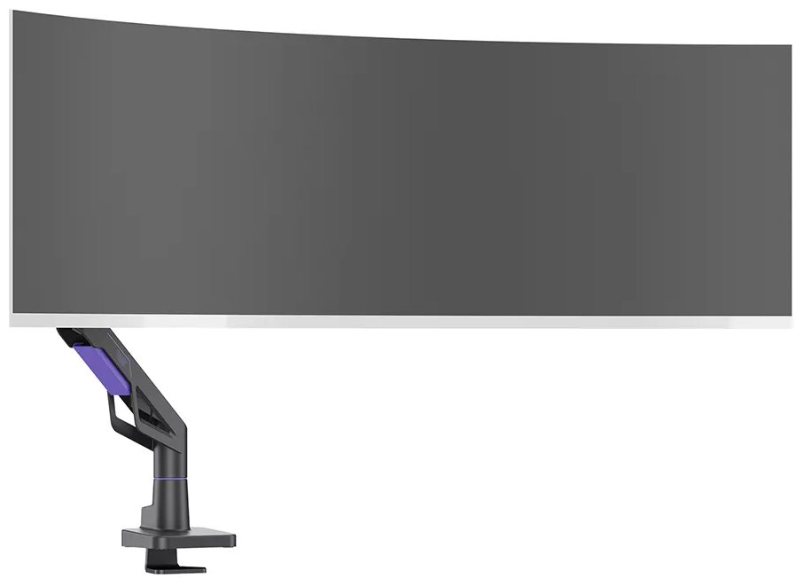 Neomounts DS70-256BL1 ACE Gaming Desk Mount, single display up to 57"  (Topfix clamp/grommet)