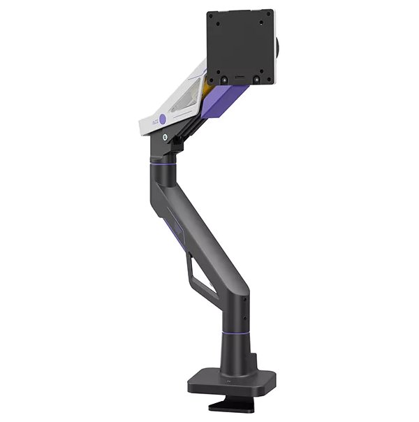 Neomounts DS70-256BL1 ACE Gaming Desk Mount, single display up to 57"  (Topfix clamp/grommet)