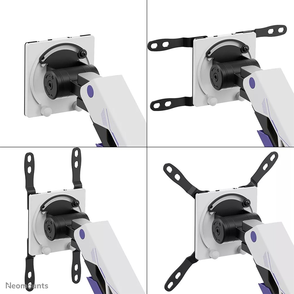Neomounts DS70-256BL1 ACE Gaming Desk Mount, single display up to 57"  (Topfix clamp/grommet)